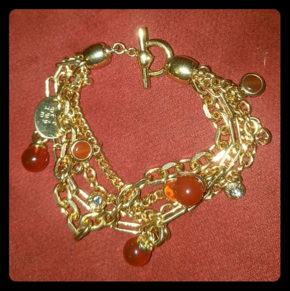 Henri Bendel Charm Bracelet in Red - Picture 1 of 1